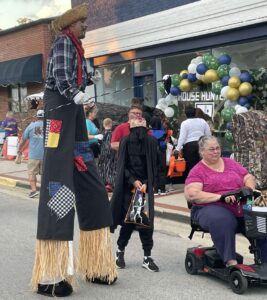 Scarecrow Stilt Artist